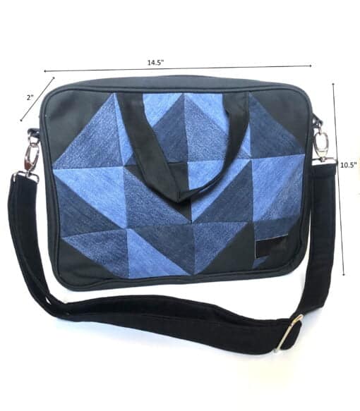 Denim-Laptop-Bag-Triangular-Patchwork-size2