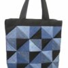 Triangular Patchwork tote bag
