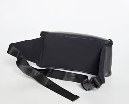 Black waist pouch for men and women