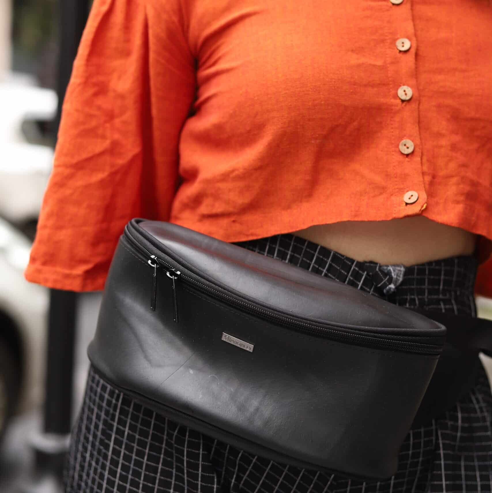 fcity.in - Pu Leather Waist Bag For Men Unisex Fanny Bag Bum Bag Women  Festival