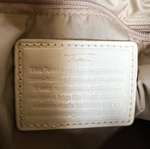 Tumi Large Handbag_Label