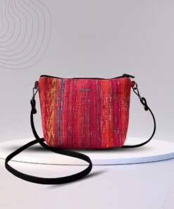 Fabric colourful sling bag